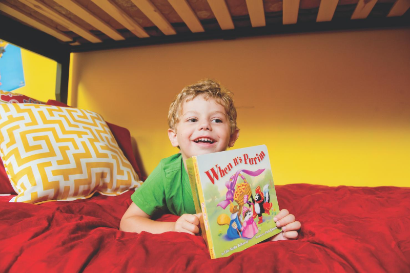 Boy with book